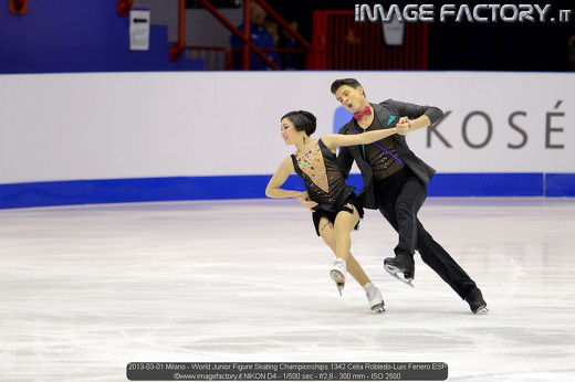 2013-03-01 Milano - World Junior Figure Skating Championships 1342 Celia Robledo-Luis Fenero ESP